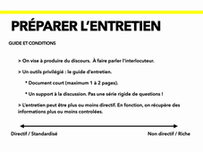 L'entretien semi-directif avec un professionnel