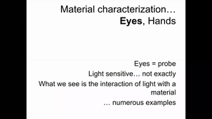 MA21 MAB1 First Lecture : Introduction and Spectroscopy I